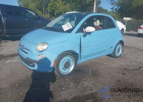 2015 Fiat 500 1957 Edition from USA, damaged, VIN 3C3CFFCR8FT562365